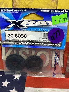 XRAY 30 5050 DIFF PULLY 34T W/LABYRINTH DUST COVERS NEW USA SHIPPED - Picture 1 of 5