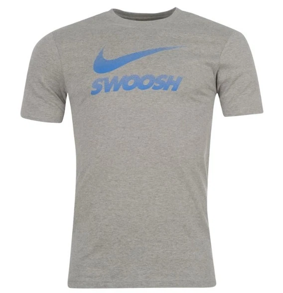 Nike Men's Running Sports Shirt Grey Blue SIZE S,M,L Or XL New - Image 1 of 1