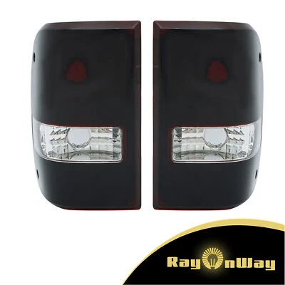 Par de luces traseras laterales izquierda y derecha ahumadas oscuras para Ford Ranger 2001-2011 Foto 1 de 4