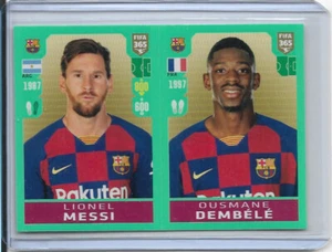 Panini Fifa 365 2020 Sticker #103 Lionel Messi Ousmane Dembele - Picture 1 of 2