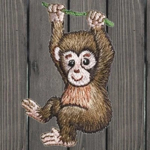 Baby Monkey Embroidered Patch — Iron On - Picture 1 of 1