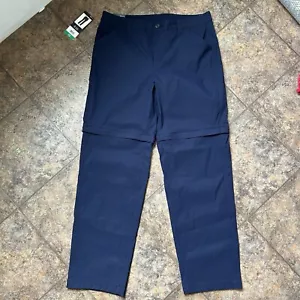 Pantalones convertibles Eddie Bauer para mujer talla 12 azules NUEVO senderismo camping - Imagen 1 de 5