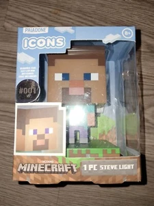 Minecraft Steve Paladone Icon Light ##001 New In Box - Picture 1 of 6