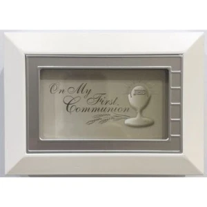 Communion Keepsake Box WHITE 180 x 130 x 40mm, Great Gift Idea - Imagen 1 de 2