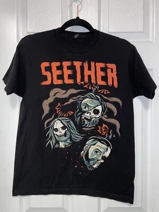 Seether 2015 Fall Tour T Shirt Band Graphic Size: Medium - Picture 1 of 11