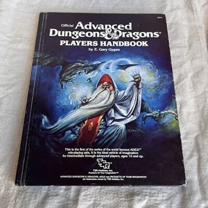 TSR Dungeons & Dragons #2010 ADVANCED D&D PLAYERS HANDBOOK 6th printing 1980 VG+ - Picture 1 of 4