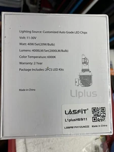 Lasfit L1 PLUS H8/9/11 LED Head Light Bulbs - Picture 1 of 1