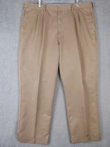 Pantalones Wrangler comforEase Para Hombres 40x30 Beige Plisado Puños Poliéster Manchas/Manchas - Imagen 1 de 8