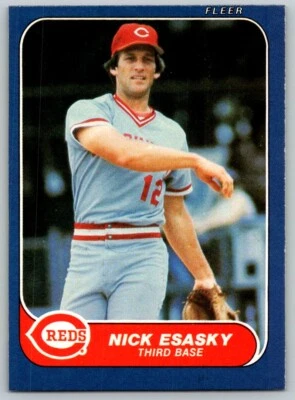 1986 FLEER NICK ESASKY CINCINNATI REDS #177 - Image 1 of 2