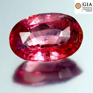 GIA Certified 1.70 ct Oval Cut (9 x 6mm)Sri Lanka Unheated Natural Pink Sapphire - Picture 1 of 3