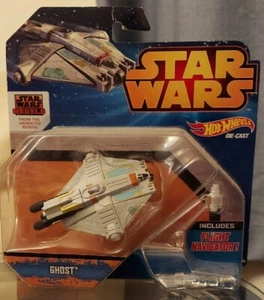 Star Wars Hot Wheels Rebels Ghost (2014) Mattel Starship Vehicle Toy - Picture 1 of 1