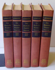 Der Deutsche Peintre-Graveur 1560-1800 by A. Andersen; Collectors Edition, 1969 - Foto 1 di 5