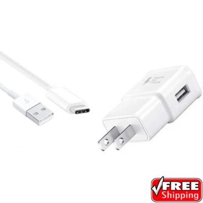 NEW Samsung Adaptive Fast Charger & Type-C USB Cable Samsung Galaxy A32 5G White - Image 1 of 2