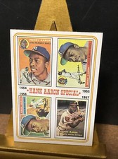 1974 Topps #2 Hank Aaron Special 1954-1957 Milwaukee Braves - HOF