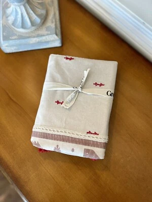 Funda de almohada GreenRow geométrica bordada con flecos recortada 18” roja nueva sin etiquetas ob Foto 1 de 4