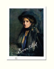 Sir John Lavery Classic Female Portraits Art Nouveau Fashion Gay Colour Print