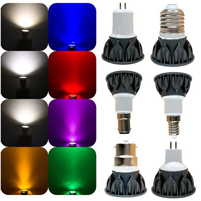 10W Dimmable COB LED Spotlight Bulb GU10 MR16 220V 12V 24V Lamp Energy Saving AU - Image 1 of 4