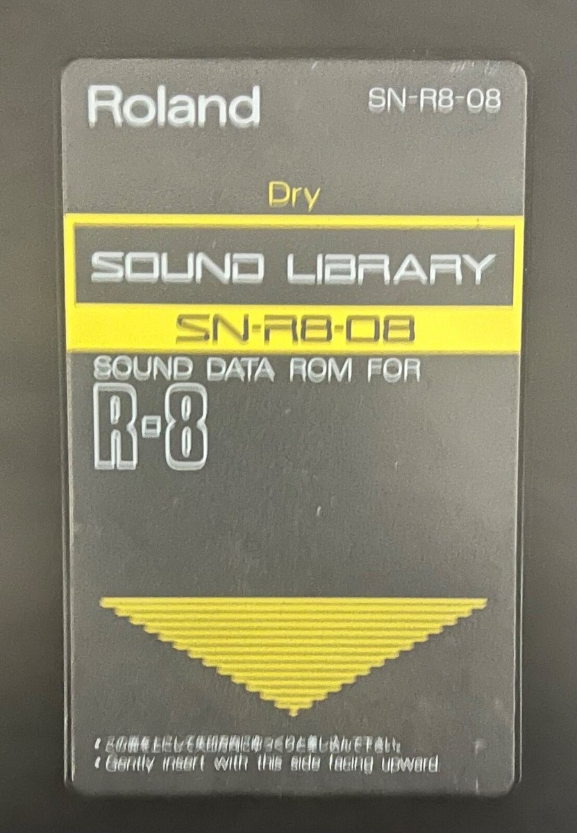 パーカッション・打楽器 Roland R8 electronic Sound Card SN-R8-04 Roland SN-R8-04 Electronic | Reverb