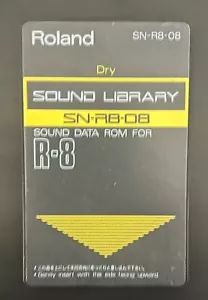 Roland SN-R8-08 ELECTRONIC ROM (Dry) Card for R8 drum machine - Picture 1 of 2