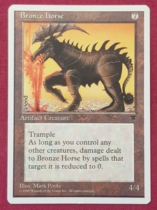 Magic The Gathering CHRONICLES BRONZE HORSE artifact card MTG - Picture 1 of 2