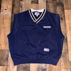 Vintage San Diego Chargers Starter Pro Line Vest Mens Size XL Blue 90s Football - Picture 1 of 8