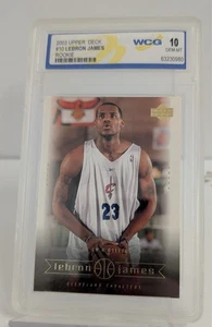 2003 Upper Deck #10 One In A Billion LeBron James Rookie WCG Gem Mint 10 - Bild 1 von 2