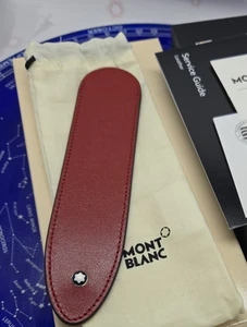 $195 MSRP - Montblanc 198816 - Meisterstuck One Pen Sleeve - Russet - Picture 1 of 2