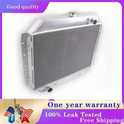 3-Row Aluminum Radiator For 66-79 Ford F100 F150 F250 F350 Bronco Truck Pickup Foto 1 de 4
