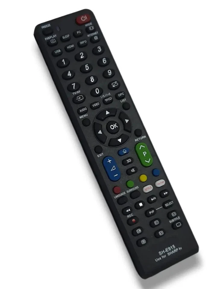 Telecomando Universale per SHARP Compatibile per Tv Decoder Ricevitori Dvd - Immagine 1 di 1