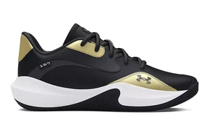 UNDER ARMOUR-New-Men's Black/Gold Lockdown 7 Low Sneakers-3027646-001-Sz 11.5 - Picture 1 of 9