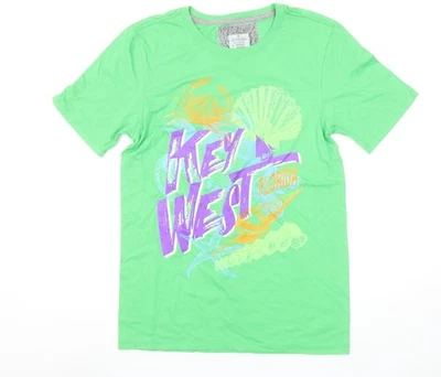 Timberland Men's Green Key West Florida Graphic Cotton T-Shirt Size M - Image 1 of 4