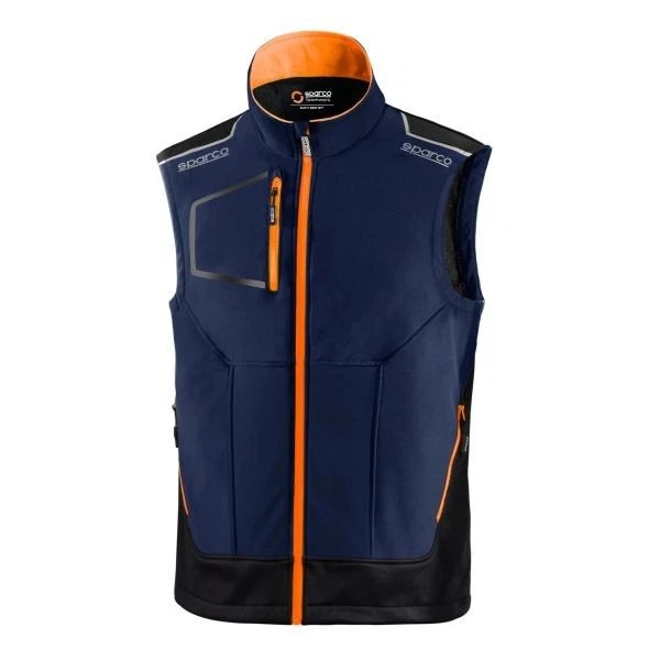 Für SPARCO TEAMWORK 02419 BMAF/L vest navy blue/orange L 02419 BMAF/L Protectiv - Bild 1 von 4