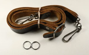 Vintage Leather Shoulder Neck Strap for Classic Film Cameras. - Picture 1 of 2