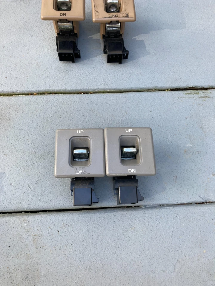 Interruptores de ventana eléctrica trasera 1991-1996 gris Caprice Impala Roadmaster 91-96 Foto 1 de 1