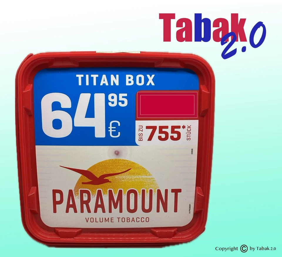 2 x Paramount Volumentabak / Tabak Titan Box 315 g - Bild 1 von 1