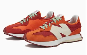 New Balance 327 x Todd Snyder Farmers Market Pack Pomegranate Mens Sz 8.5 M (D) - Picture 1 of 7