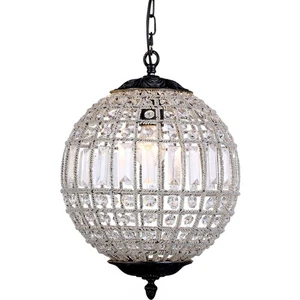 Elegant Lighting 1205D12/RC Olivia 12"W Crystal Pendant - Bronze - Picture 1 of 1