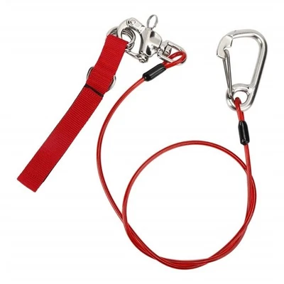 Diving Safety Lanyard Rope Underwater Freediving Diving Lanyard for Underwater - Image 1 of 4