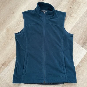 REI Co-op Fleece Weste Damen L türkis Reißverschlusstaschen Wandern Camping - Bild 1 von 8