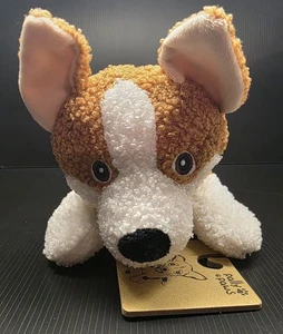 Neu entzückendes Pally Paws 14 Zoll liegendes Corgi Hundespielzeug mit Quietscher Stofftier - Bild 1 von 5
