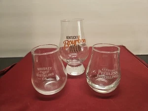 Ky. Bourbon Trail/Whiskey Thief/Peerless Probengläser Set (3) gebraucht... - Bild 1 von 11