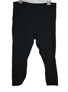 Under Armour Women's Size XL Fitted Ultra High Rise Black Ankle Leggings NEW - Picture 1 of 2