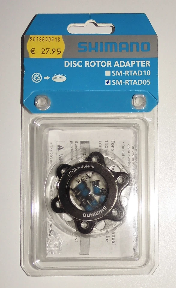 SHIMANO SM-RTAD05 6-LOCH BREMSSCHEIBENADAPTER CENTER LOCK NABE ADAPTER CENTRE - Bild 1 von 1