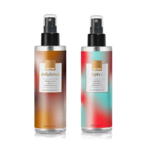 AVON Delightful or Joyful Eau de Cologne 200ml Flakons - frische, lustige Düfte - Bild 1 von 5