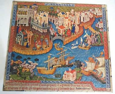 Rompecabezas y caja Springbok "Marco Polo saliendo de Venecia" MCM DE COLECCIÓN '68 Foto 1 de 4