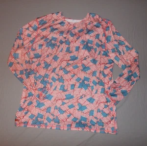 Blizzard Skinz Performance Base Layer Long Sleeve Crew XXL American Flag design - Picture 1 of 9