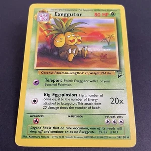 Exeggutor 39/130 Moderately Played Uncommon Base Set 2 Pokemon Card - Picture 1 of 2