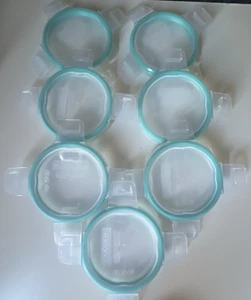 Snapware Replacement Lid 4" Round Food Storage Container Airtight Leak Proof 7pc - Picture 1 of 3