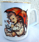 M.J. Hummel "Umbrella Girl" Porcelain MUG Coffee Tea Cocoa Reutter Germany 49L