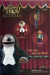 Magazine Print Ad PALISADES TOYS 2003 The Muppet Show Action Figure Scooter ZOOT - Picture 1 of 1